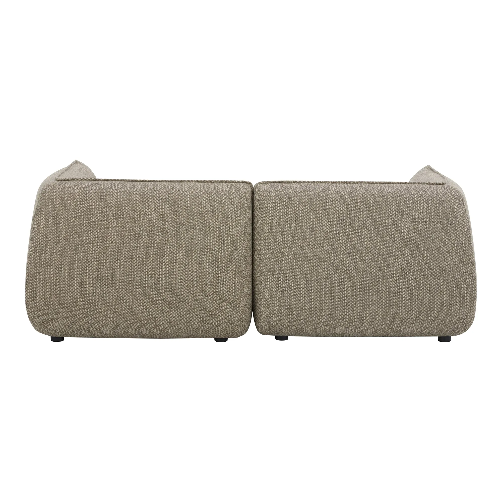 Moe's Home Collection Zeppelin Nook Speckled Pumice Modular Sectional