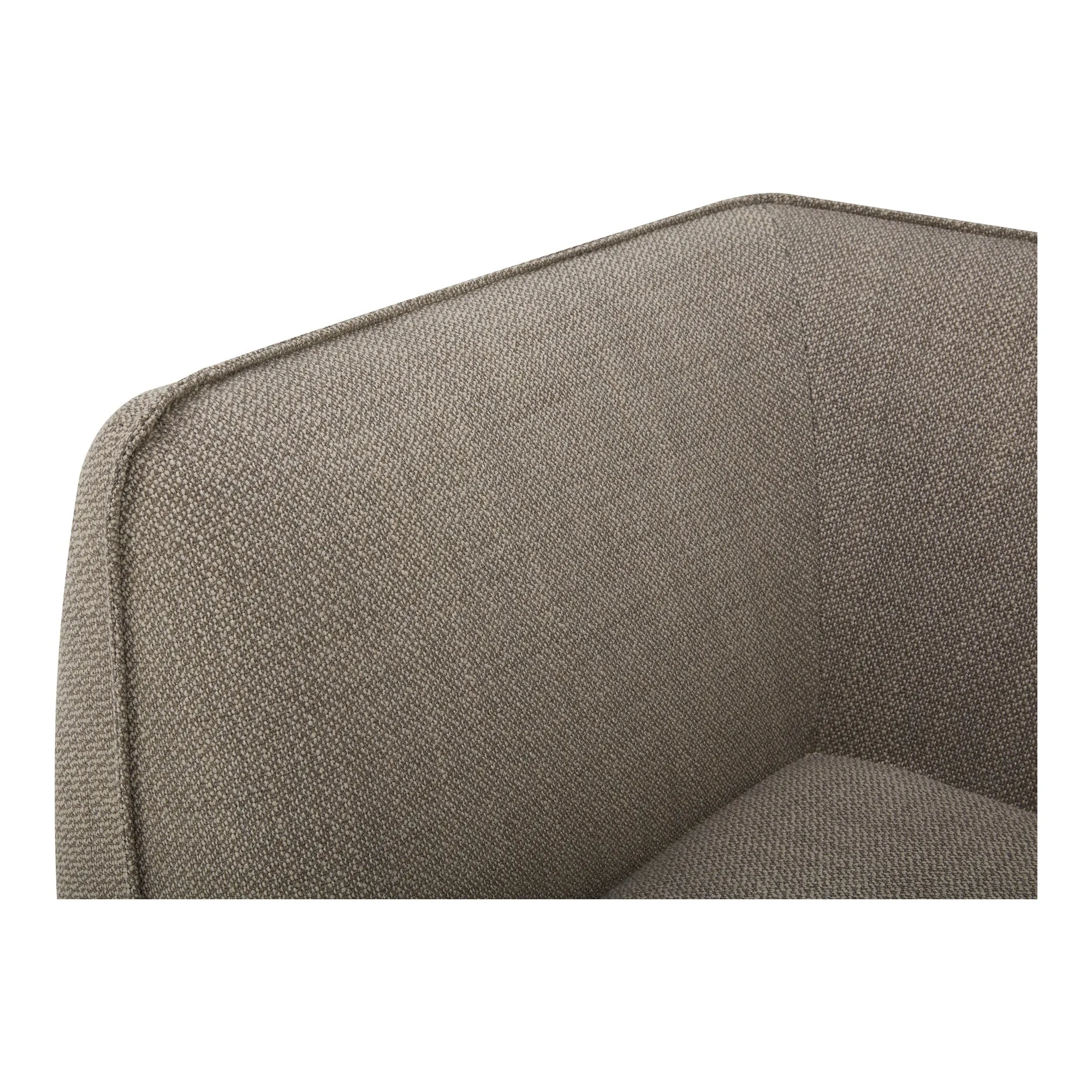 Moe's Home Collection Zeppelin Nook Speckled Pumice Modular Sectional