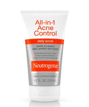 Neutrogena Oil Free Acne Wash Scrub 125ml