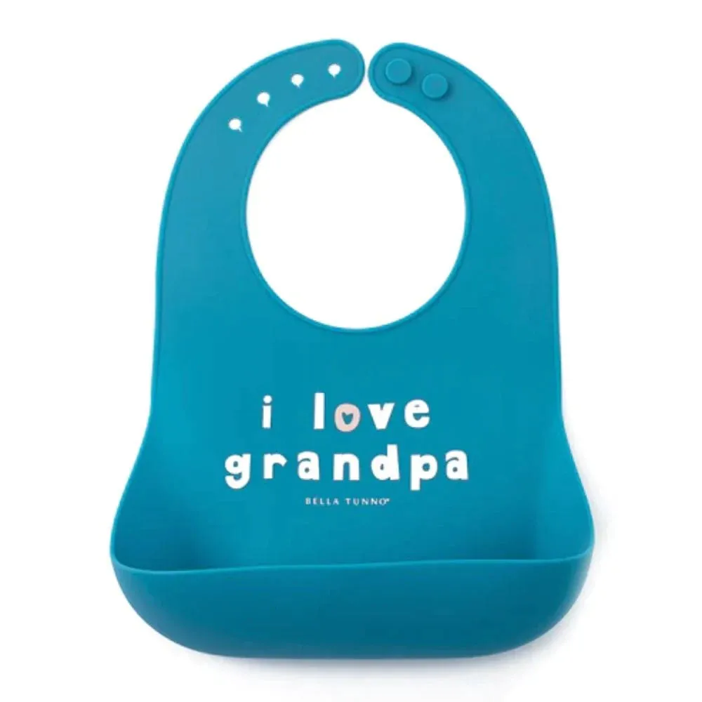 New in package! Bella Tunno Wonder Bib - Love Grandpa Retails $20 