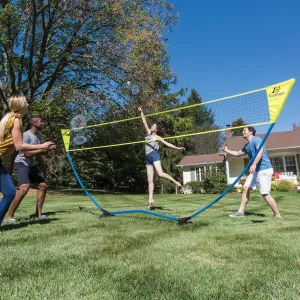 New in sealed box! EastPoint Sports Easy Setup Badminton, height (5 ft. 1 in.) and length (15 ft.)