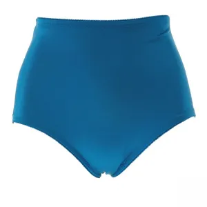 New Rhonda Shear Womens Smooth Pinup Brief With Lace Trim. 650181-1-NEW X-Large