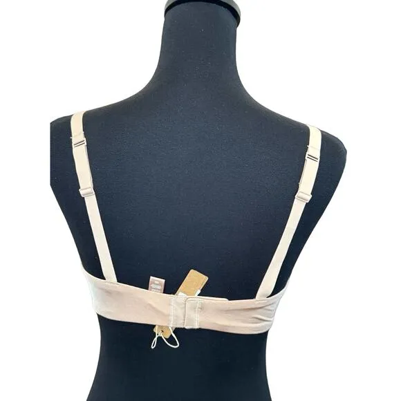 NEW SKIMS Wireless Form Push Up Plunge Bra Size 34DDDD