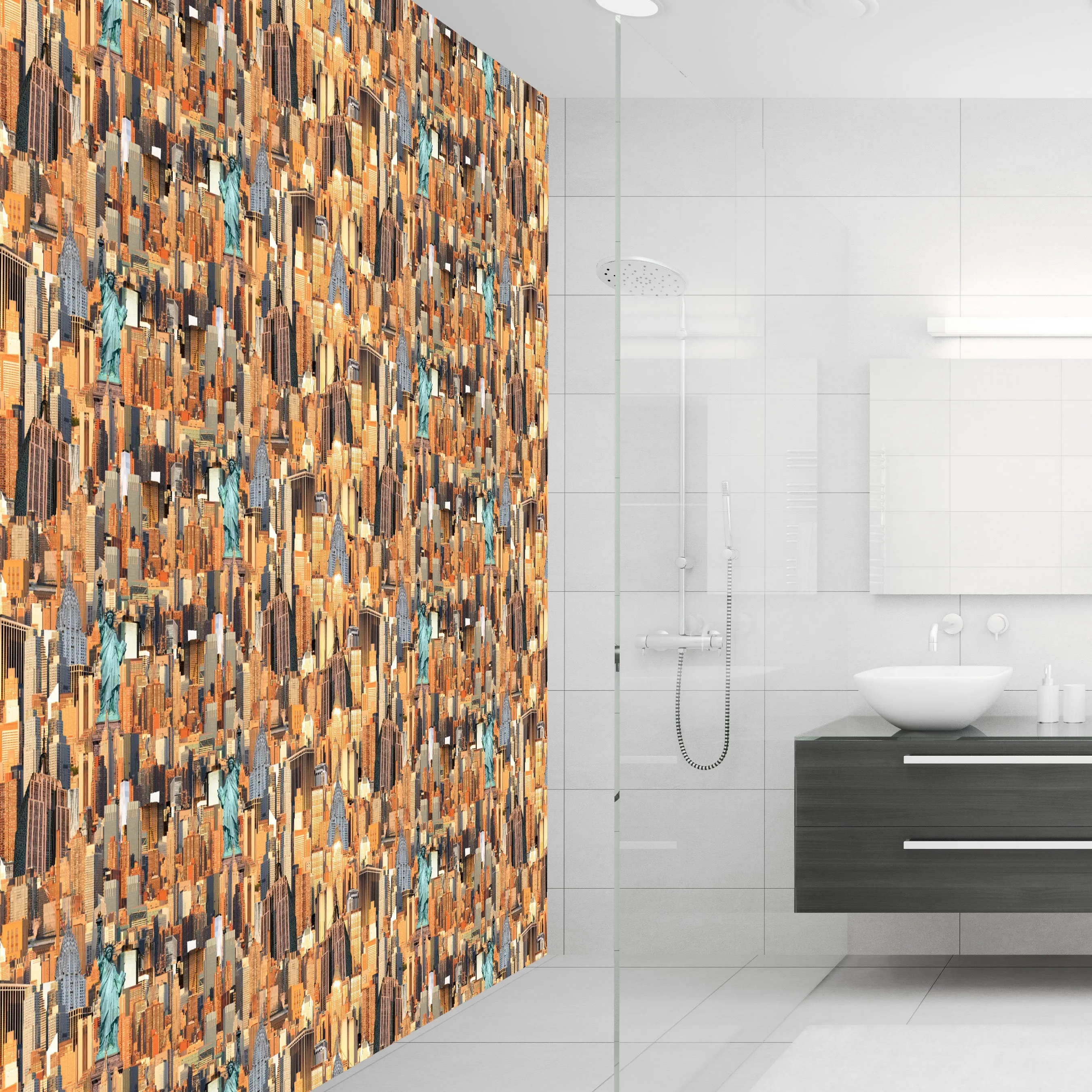 New York City Acrylic Wall Panels Home Decor 2440mmm x 1220mm
