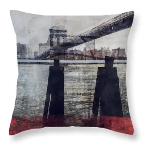 New York Pier - Throw Pillow