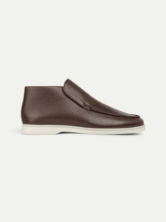 Noel Brown Mild Leather Long Loafer