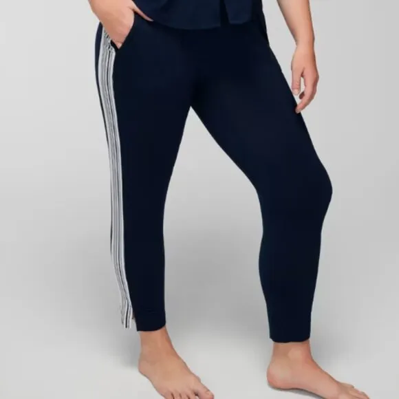 NWT Soma COOL NIGHTS Short Sleeve Tee &amp; Ankle Pant Pajama Set