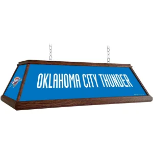 Oklahoma City Thunder: Premium Wood Pool Table Light