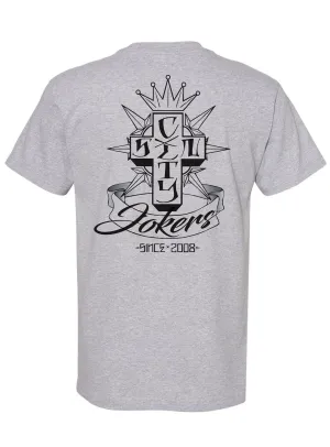 Ol' Skool Cross Men's Light Heather Tee