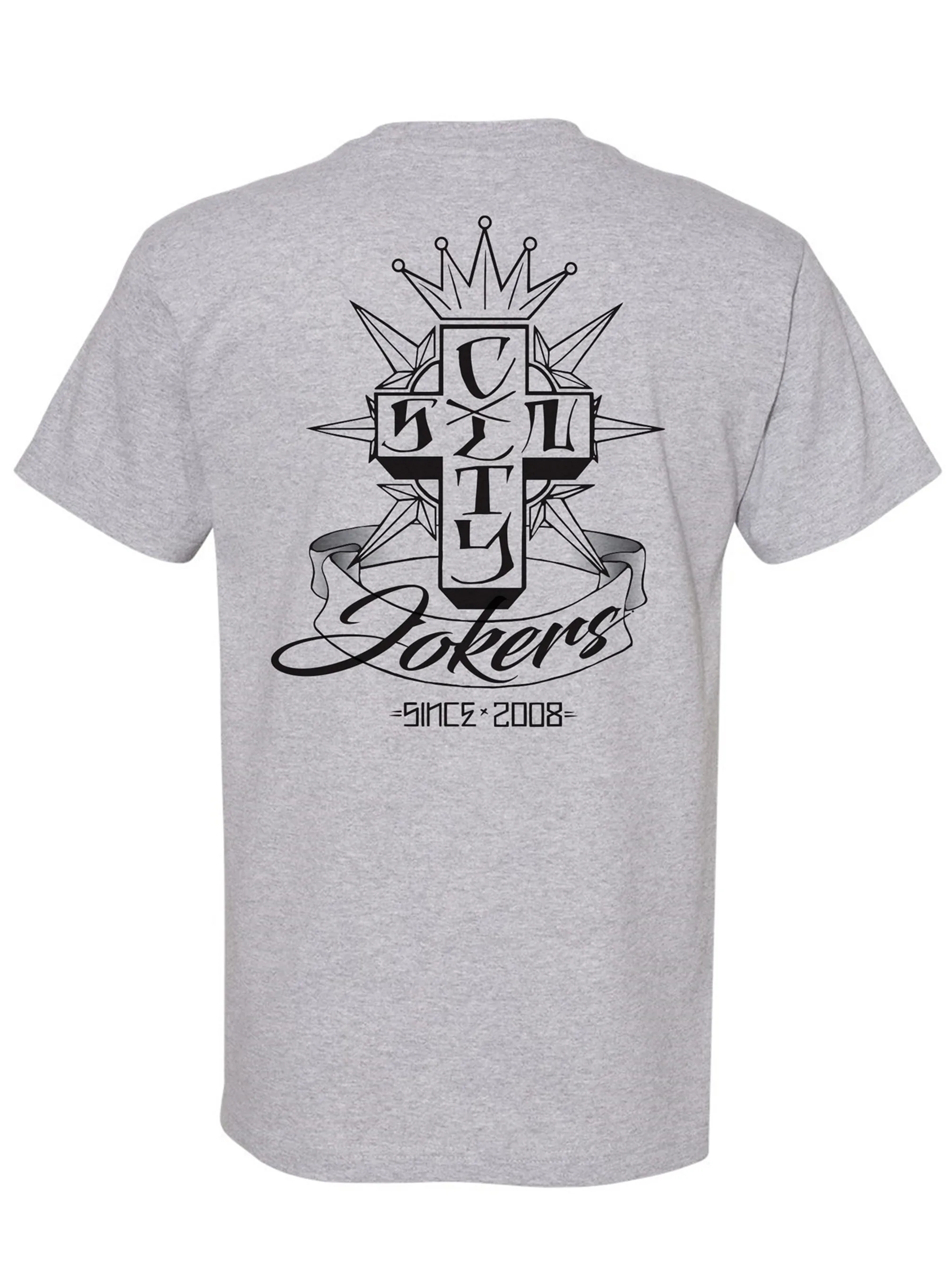 Ol' Skool Cross Men's Light Heather Tee