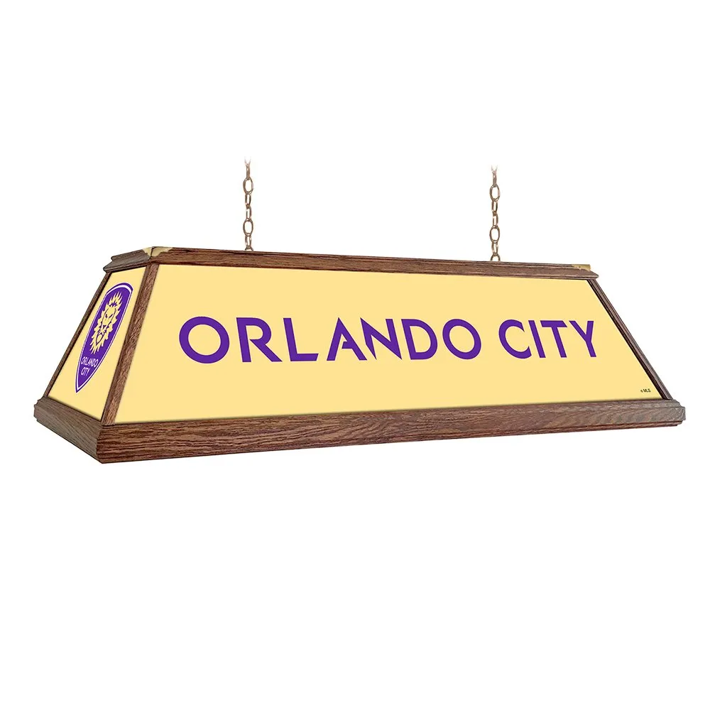 Orlando City: Premium Wood Pool Table Light