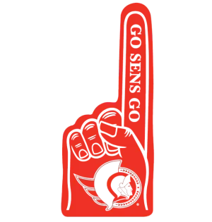 Ottawa Senators Red Foam Finger