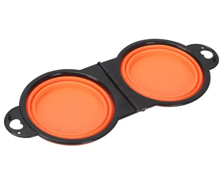 Outdoor Pet Feeder silicone bowl