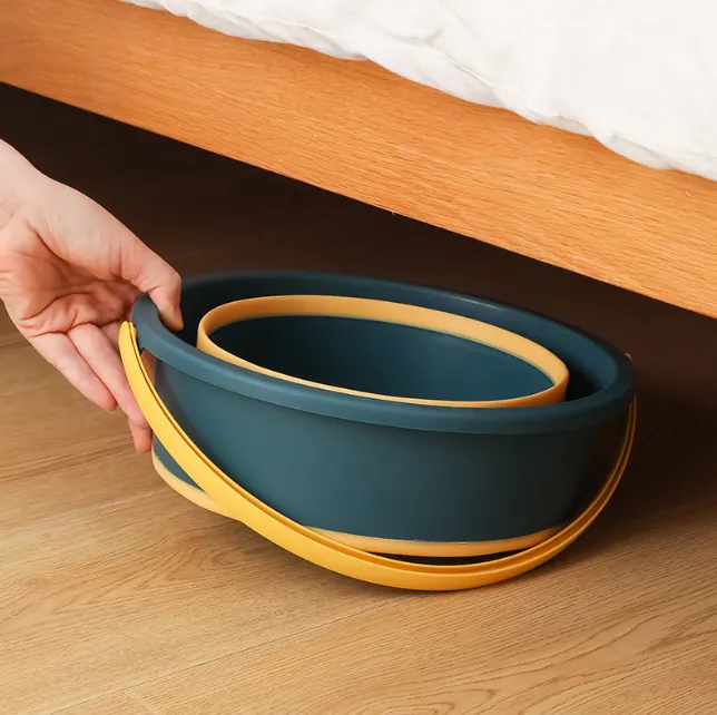 Outdoor Portable Foldable Plastic Bucket Household Car Car Washing Bucket