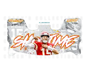 Patrick Mahomes Custom Visor for Any Full Size Riddell Helmet-3 Styles (Universal Fit)