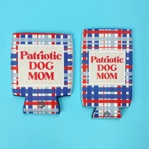 Patriotic Dog Mom Can Cooler