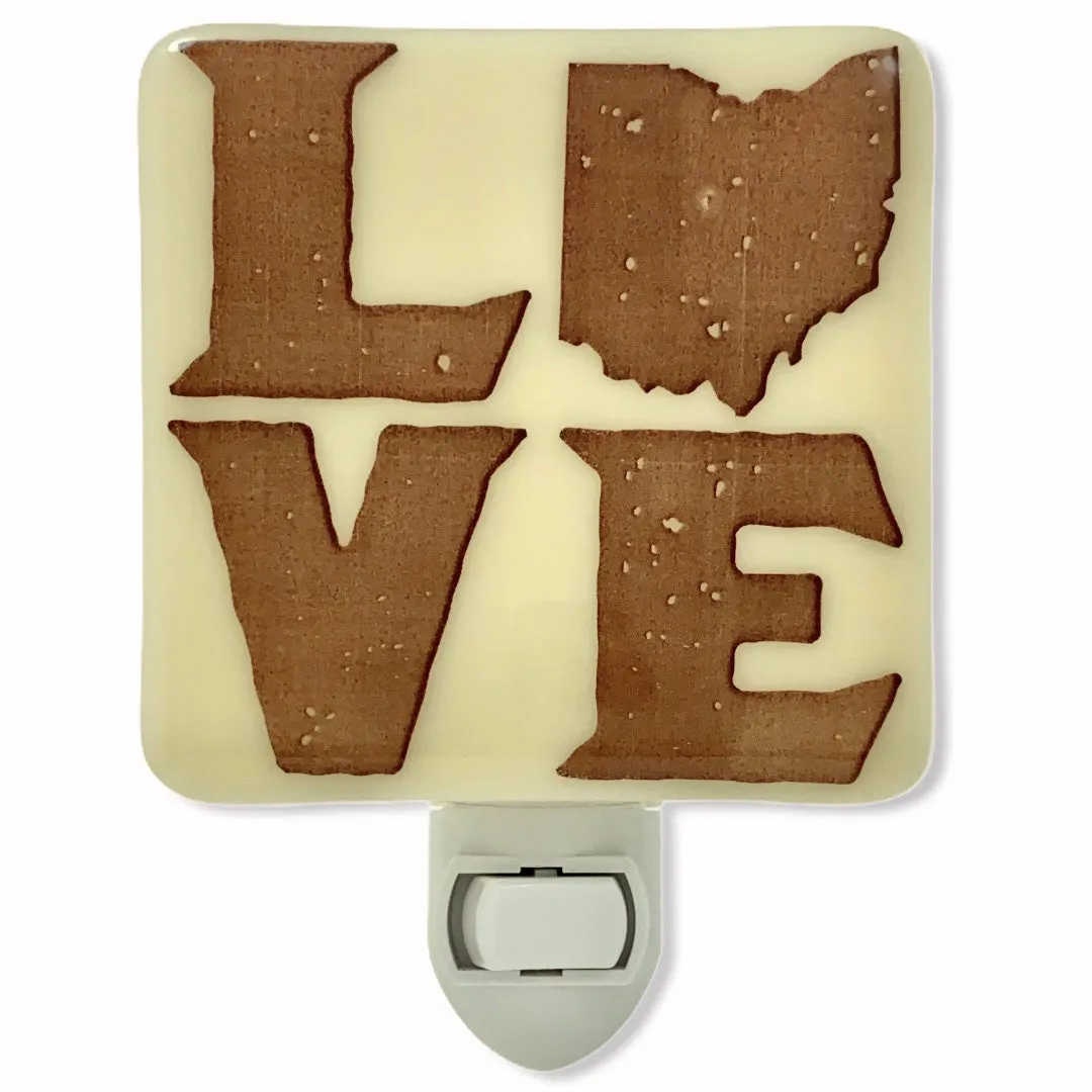 PERSONALIZED LOVE Night Light with Your State