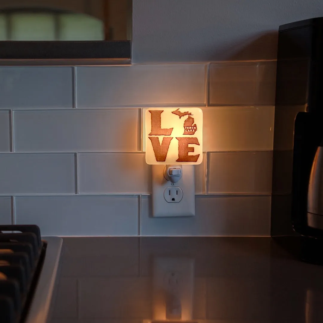 PERSONALIZED LOVE Night Light with Your State