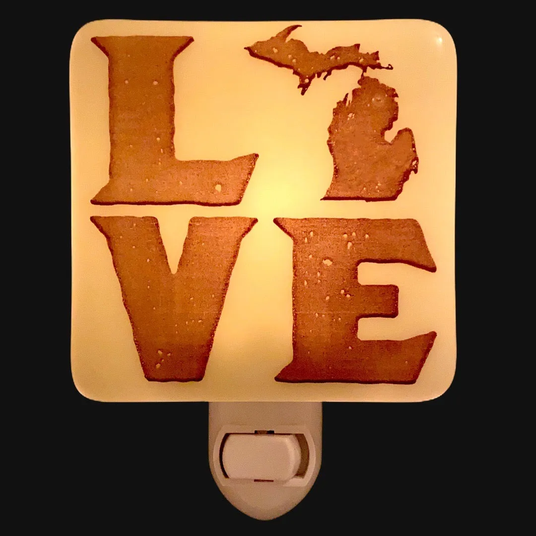 PERSONALIZED LOVE Night Light with Your State