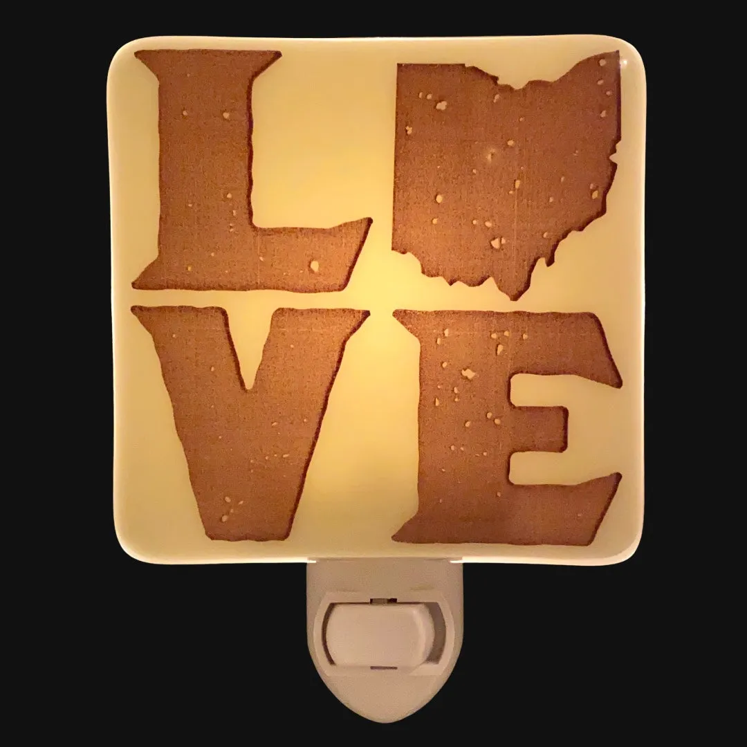 PERSONALIZED LOVE Night Light with Your State