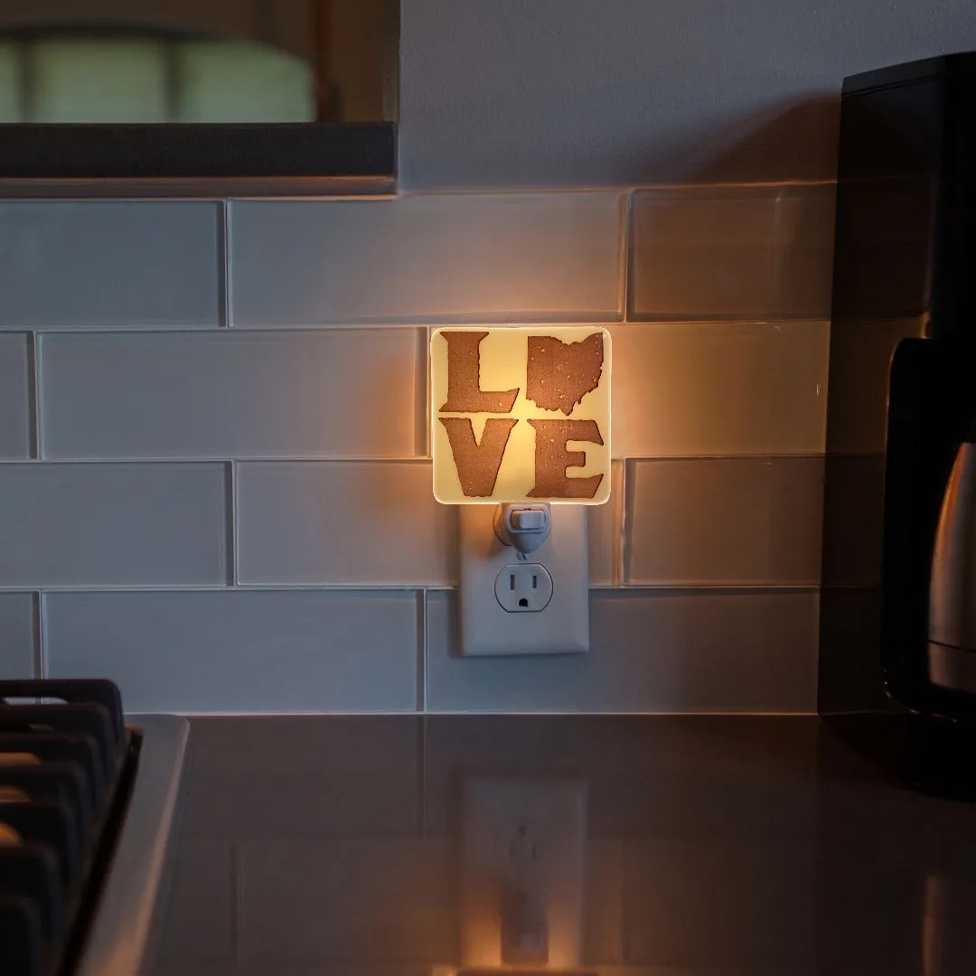 PERSONALIZED LOVE Night Light with Your State