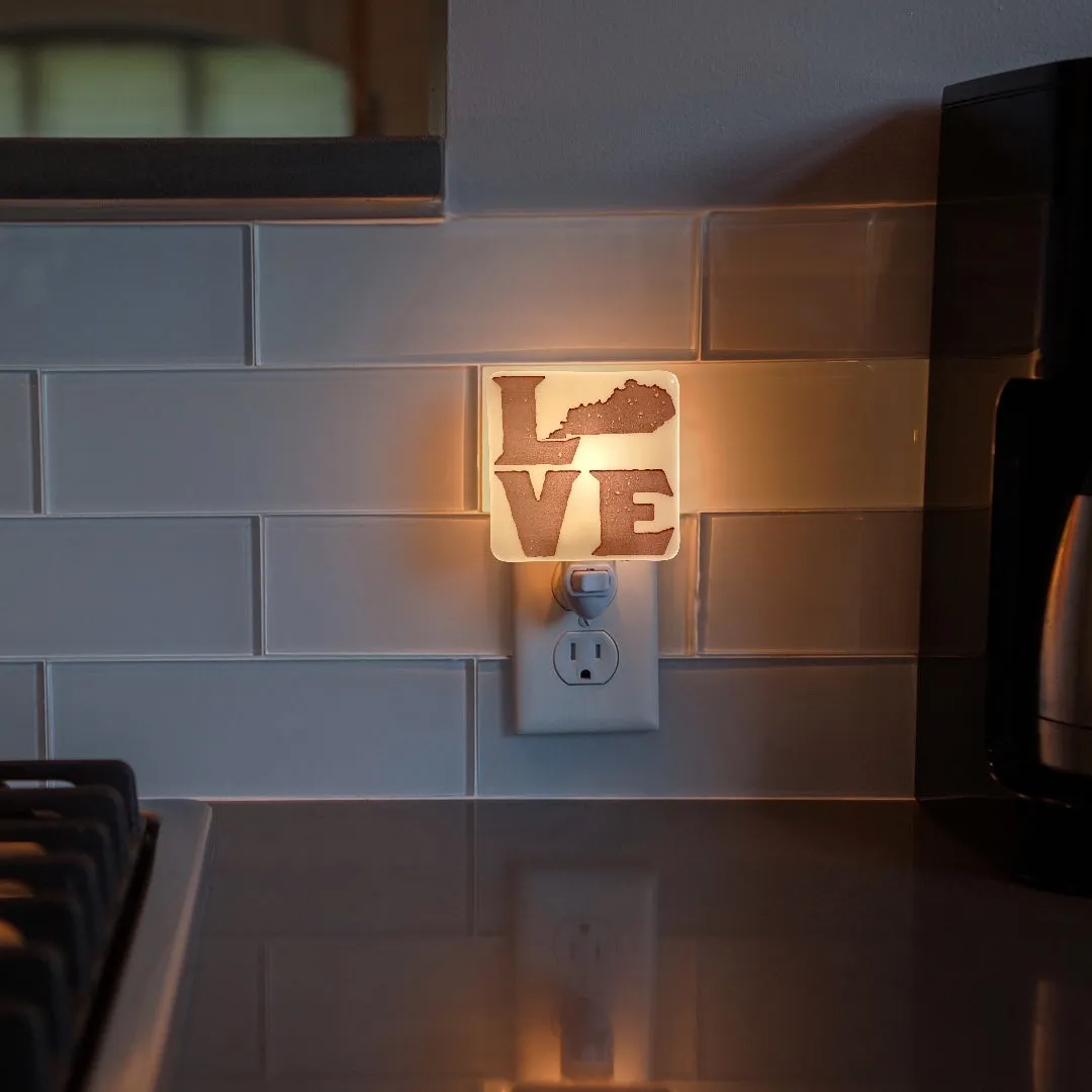 PERSONALIZED LOVE Night Light with Your State