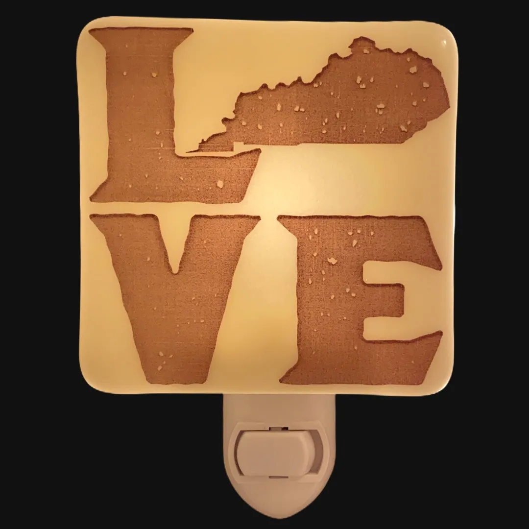 PERSONALIZED LOVE Night Light with Your State