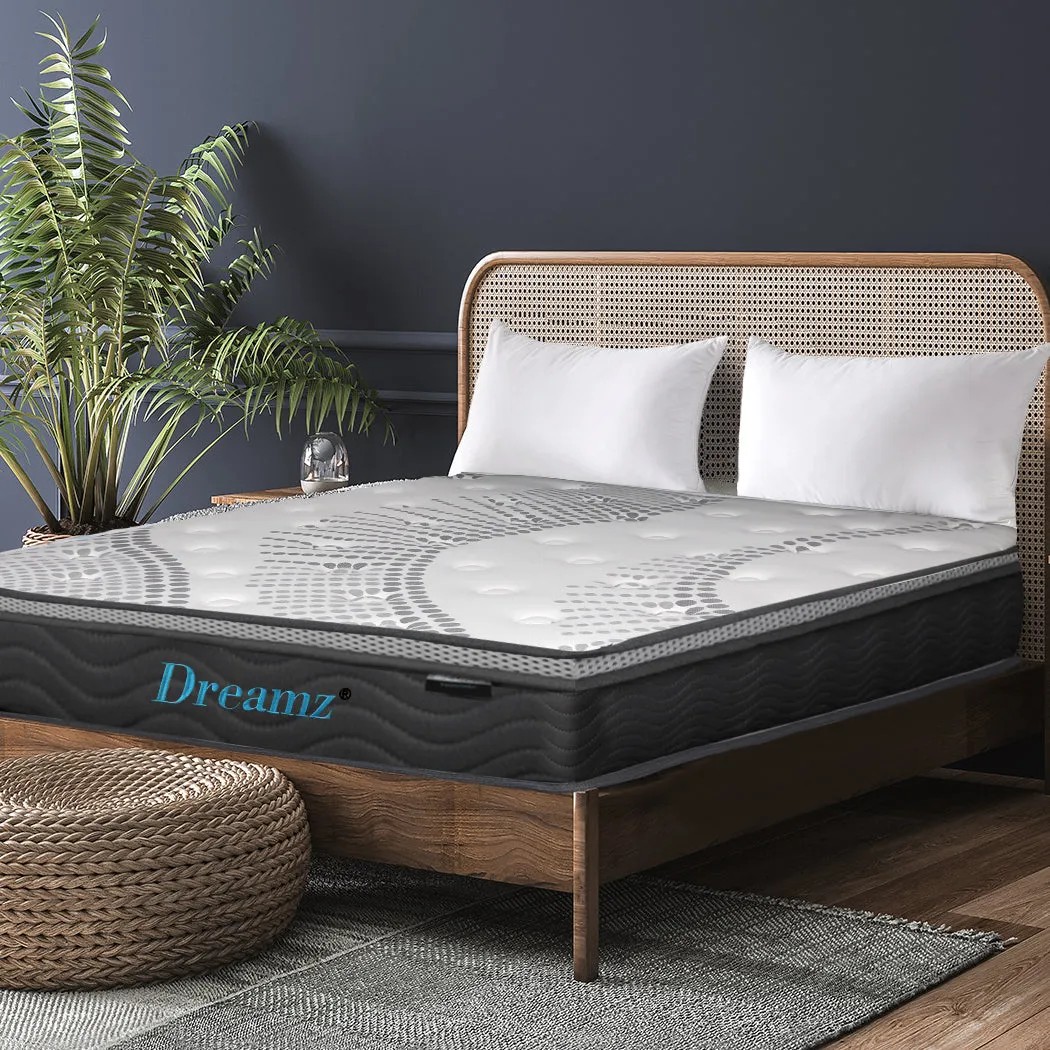 Pocket Spring Mattress Cool Gel Memory Foam  Euro Top Medium Soft 30CM - KING