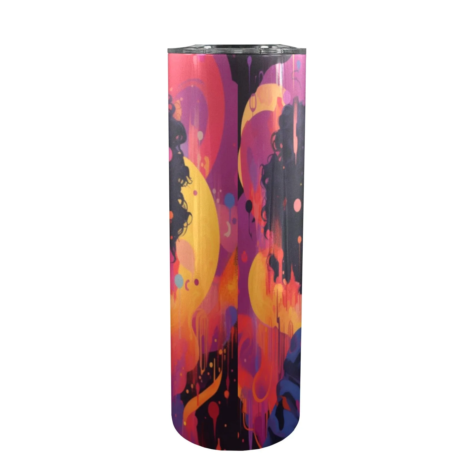 Pop Quench 20oz Tall Skinny Tumbler with Lid and Straw