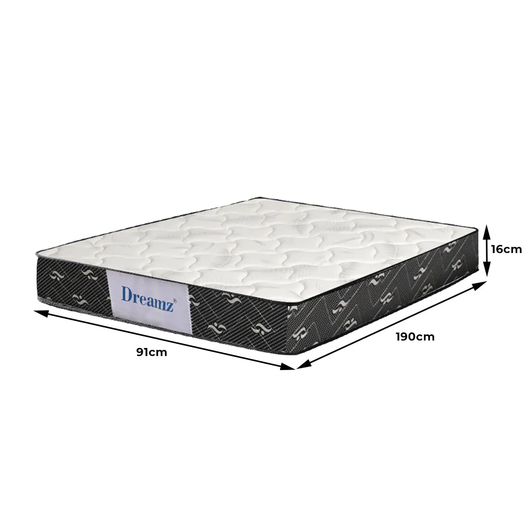Premium Bed Top Spring Foam Medium Soft 16CM - Single