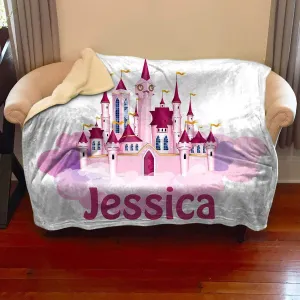 Princess Castle Personalized Blankets