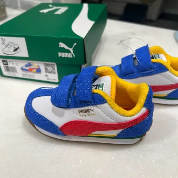 PUMA EASY RIDER TODDLER 'WHITE BLUE RED'