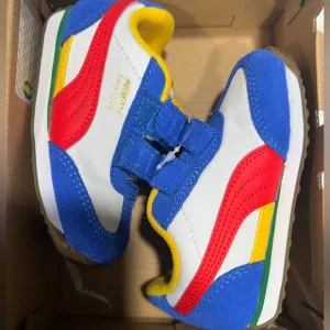PUMA EASY RIDER TODDLER 'WHITE BLUE RED'