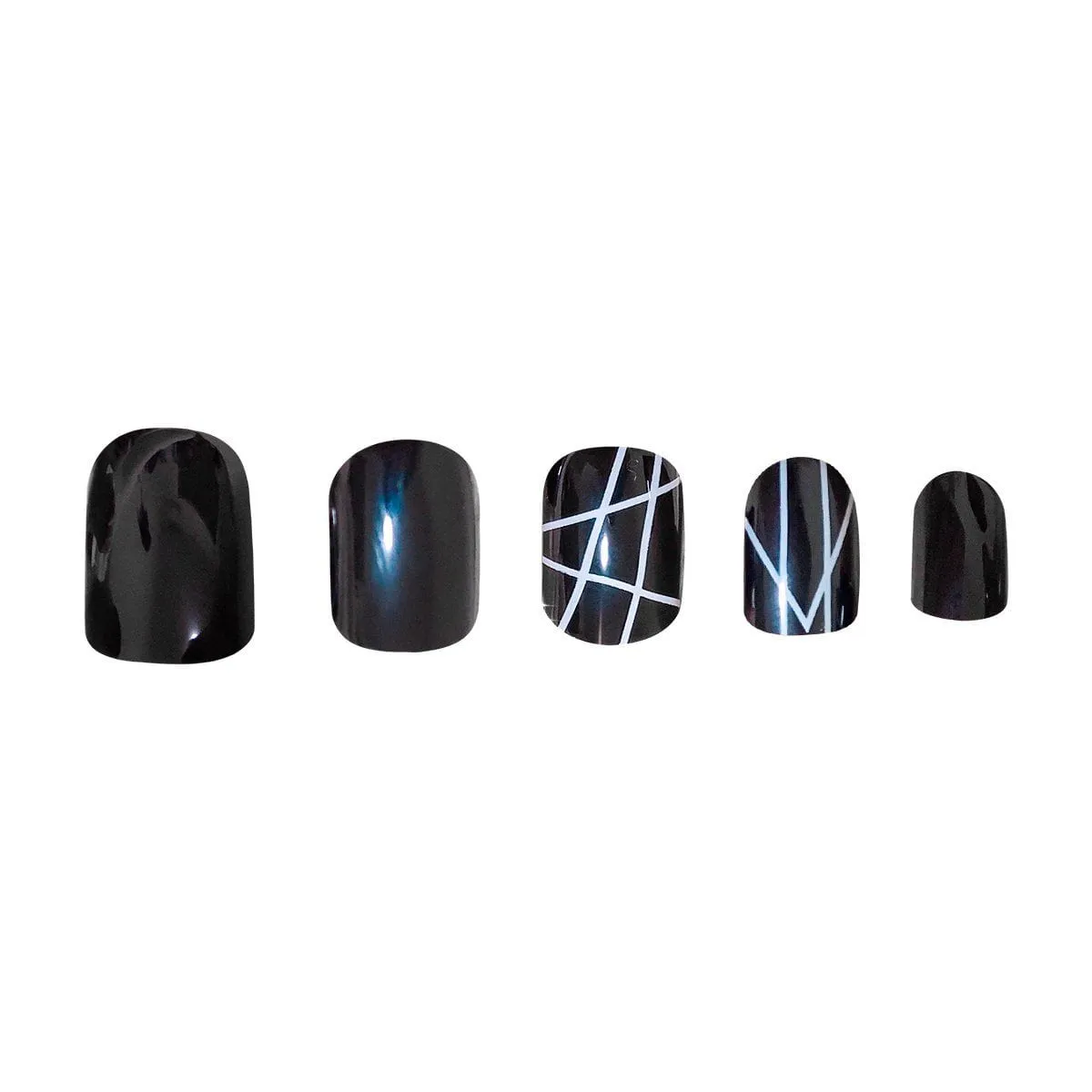 Punk Black (short nails）
