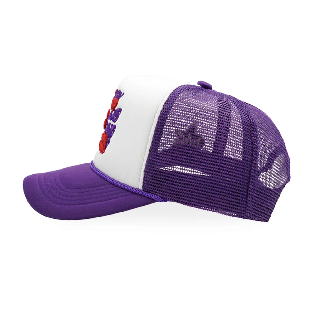 PURPLE PBSB TRUCKER HAT