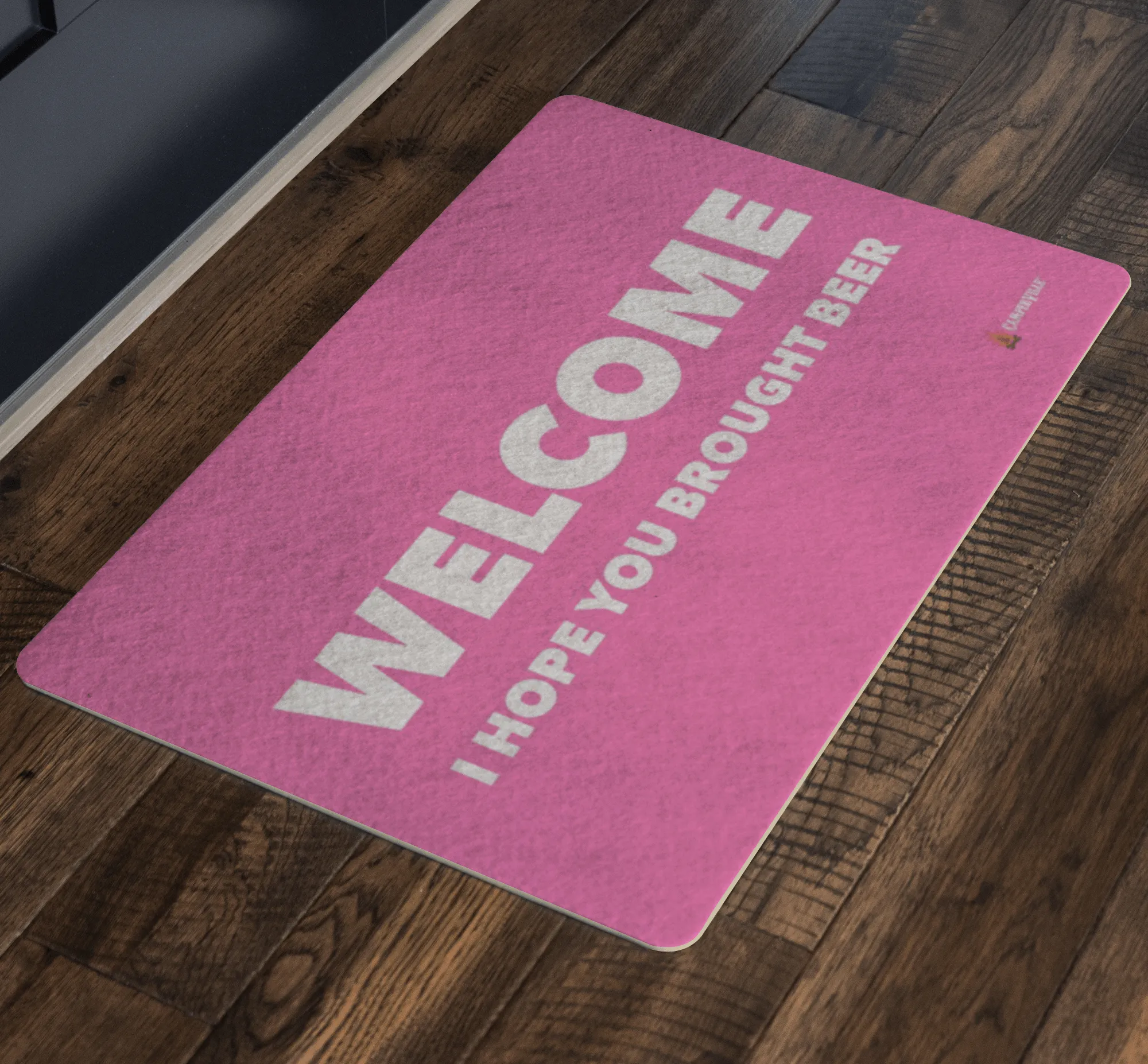 "Welcome - I Hope You Brought Beer" Doormat