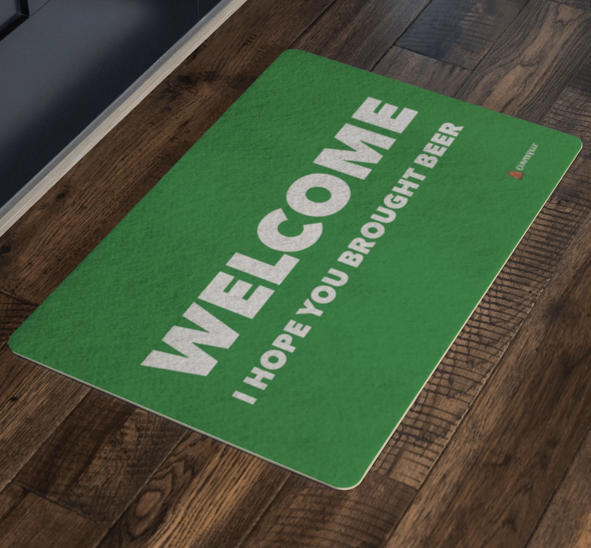"Welcome - I Hope You Brought Beer" Doormat