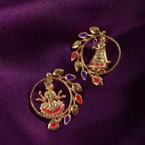 Radhe Shyam Silver Earrings By Moha