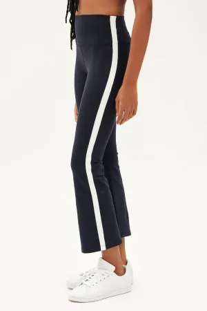 Raquel High Waist Crop - Indigo/White