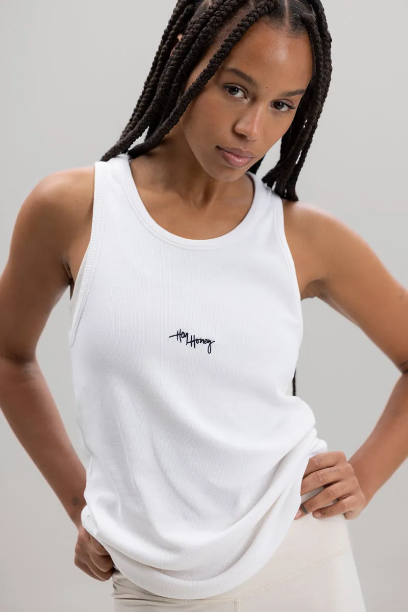 Rib Tank White