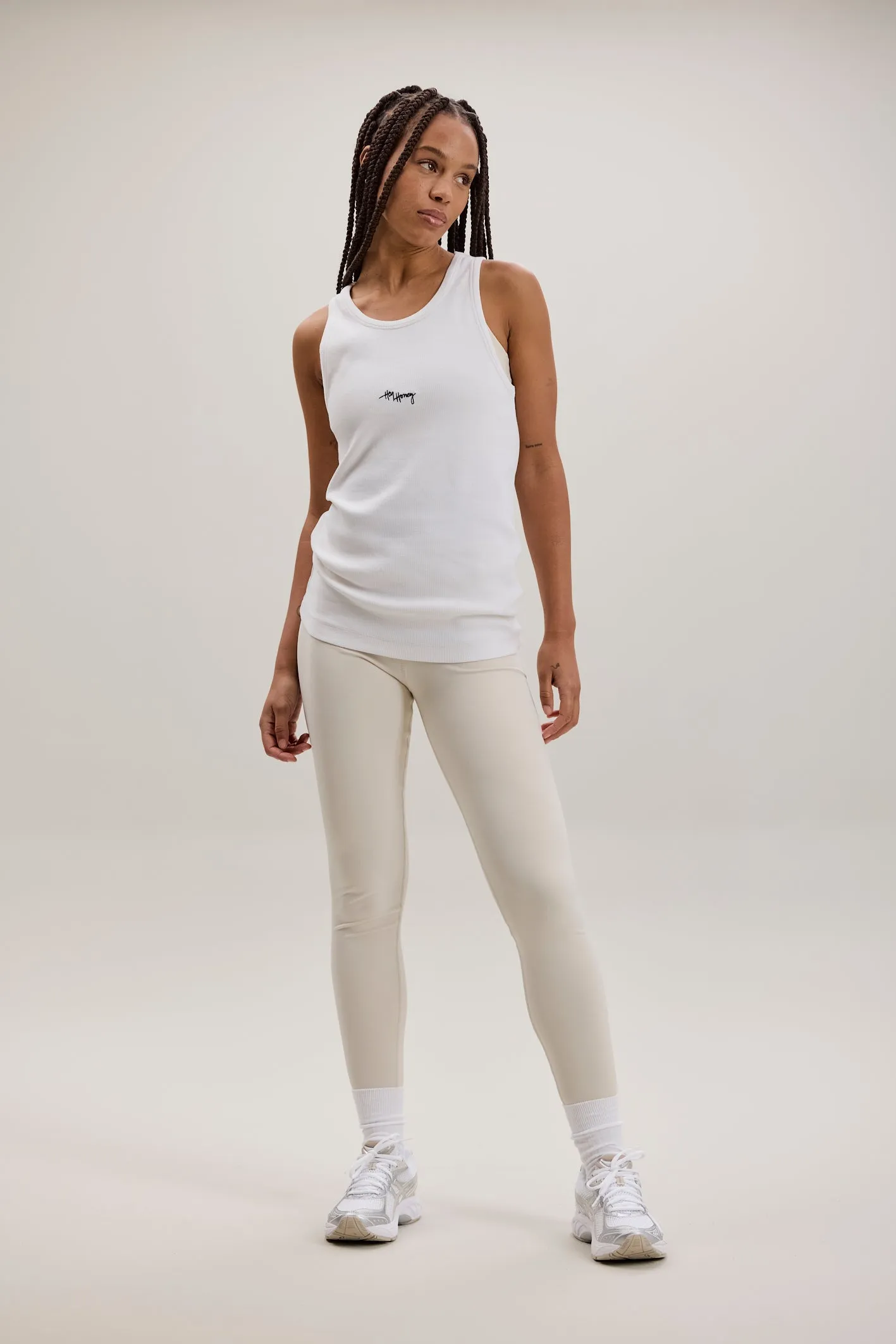 Rib Tank White