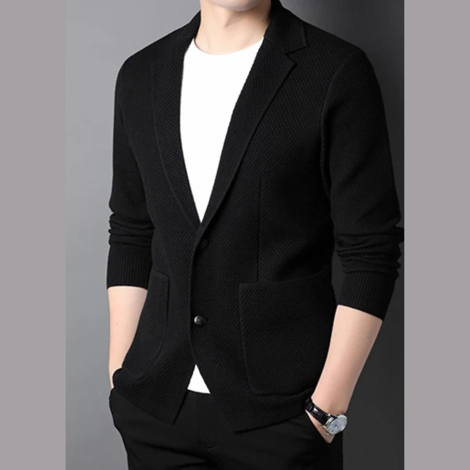 Ricky - Slim Fit Wool Blazer For Men