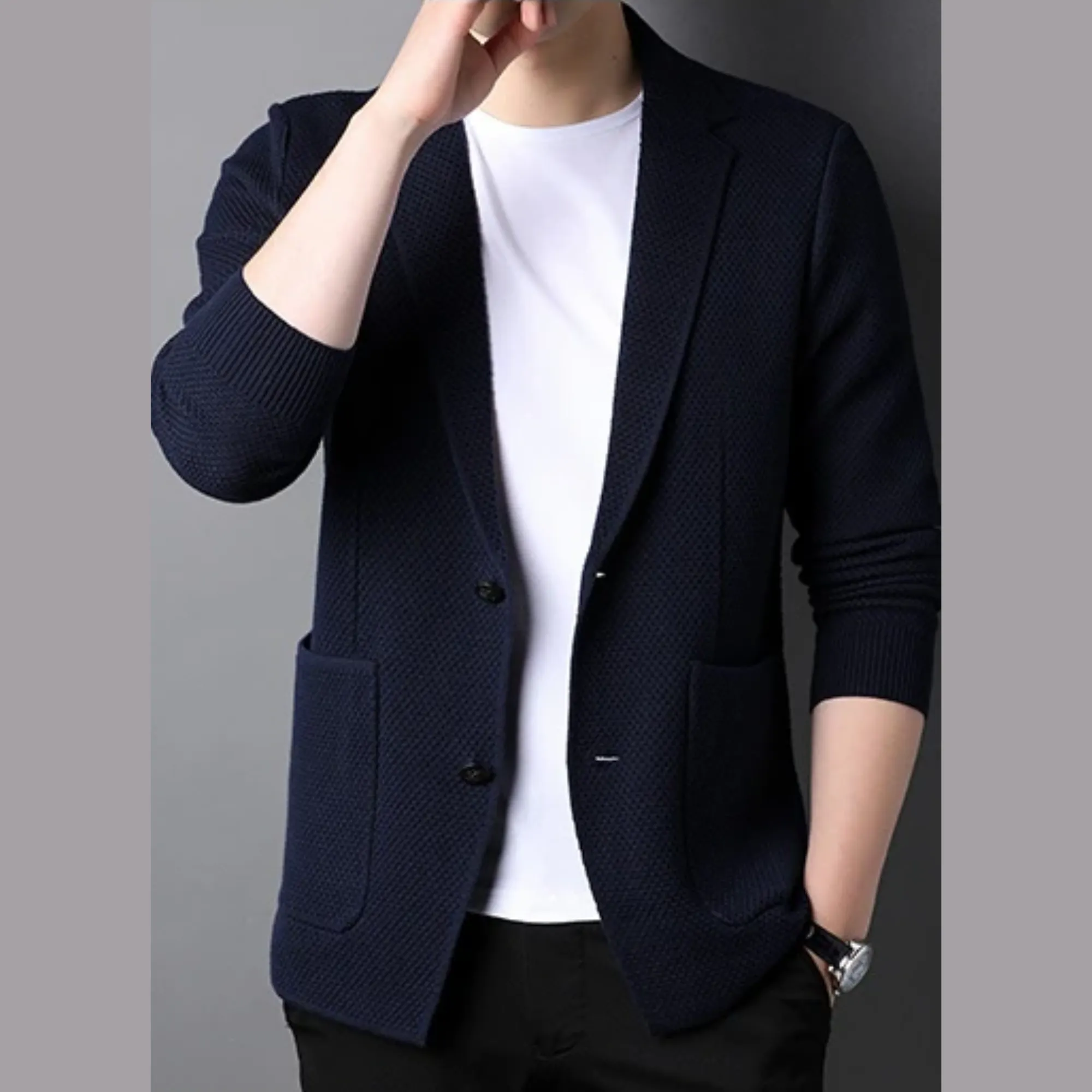 Ricky - Slim Fit Wool Blazer For Men