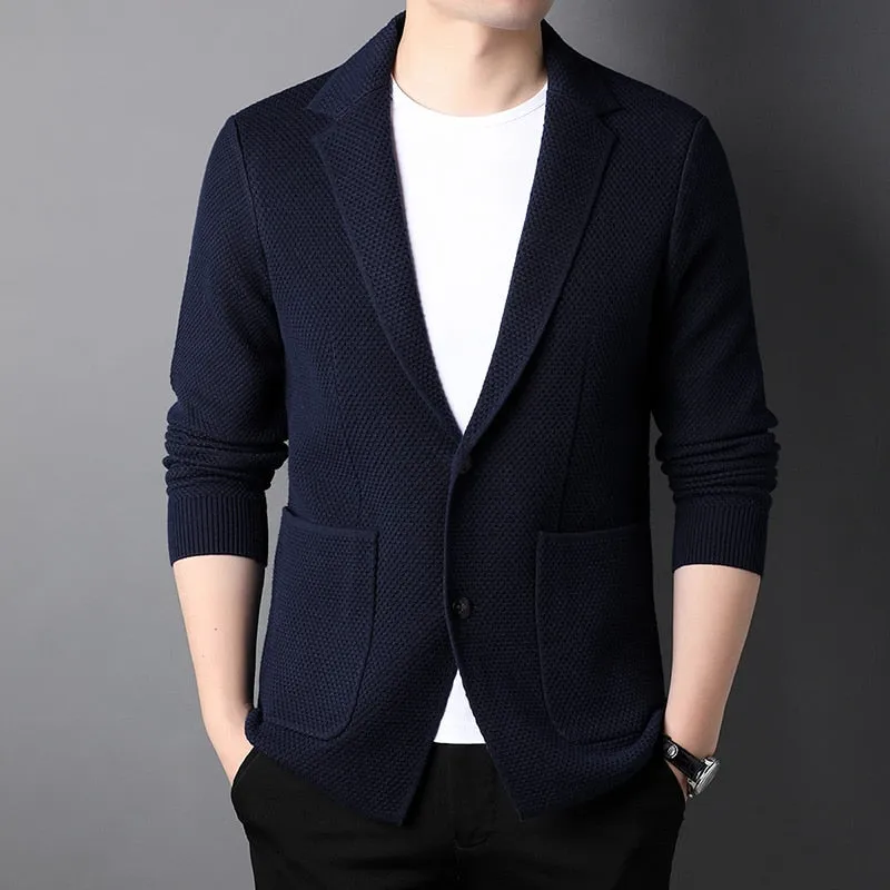 Ricky - Slim Fit Wool Blazer For Men