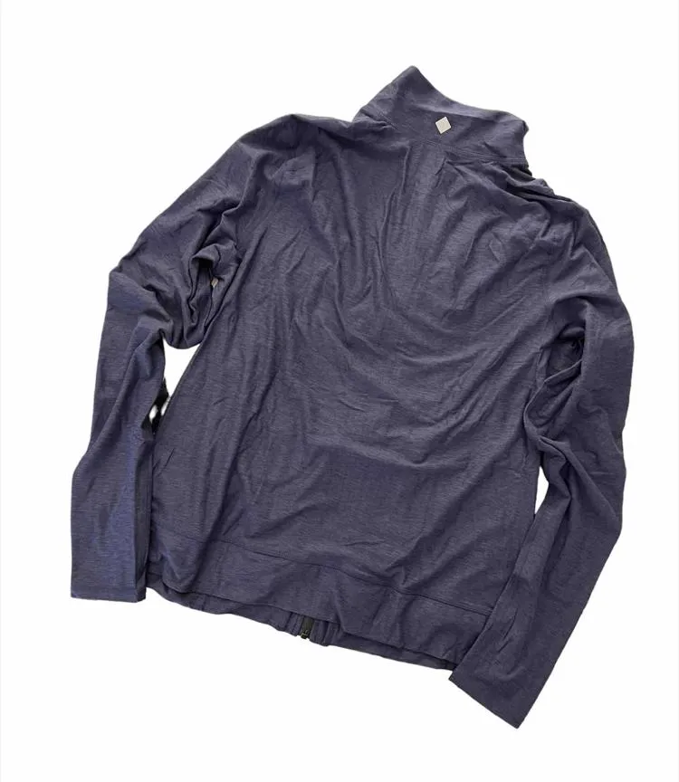 RISE - Bold Yoga Jacket - Heathered Navy