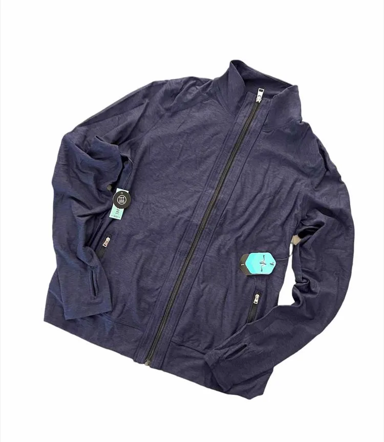 RISE - Bold Yoga Jacket - Heathered Navy