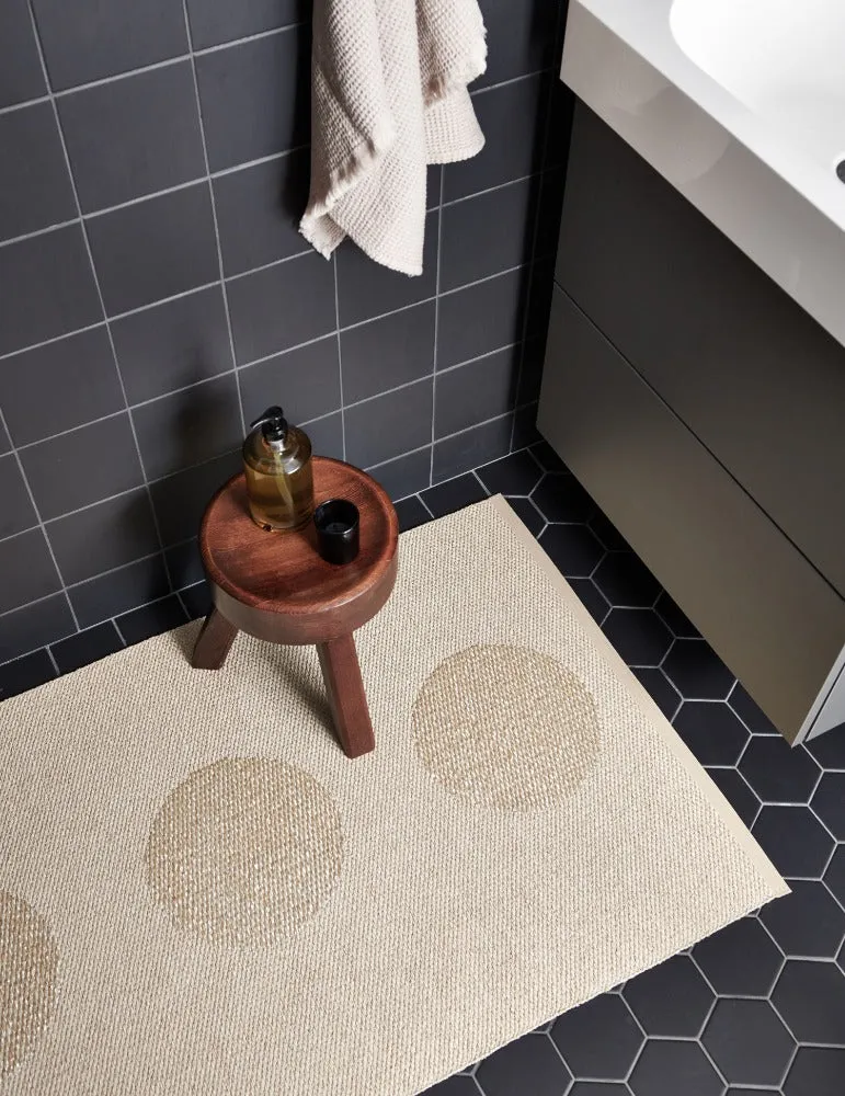 Rug Vera in mud/ Vanilla (Reversible)