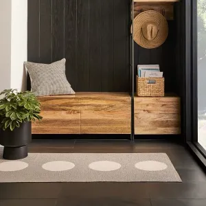 Rug Vera in mud/ Vanilla (Reversible)