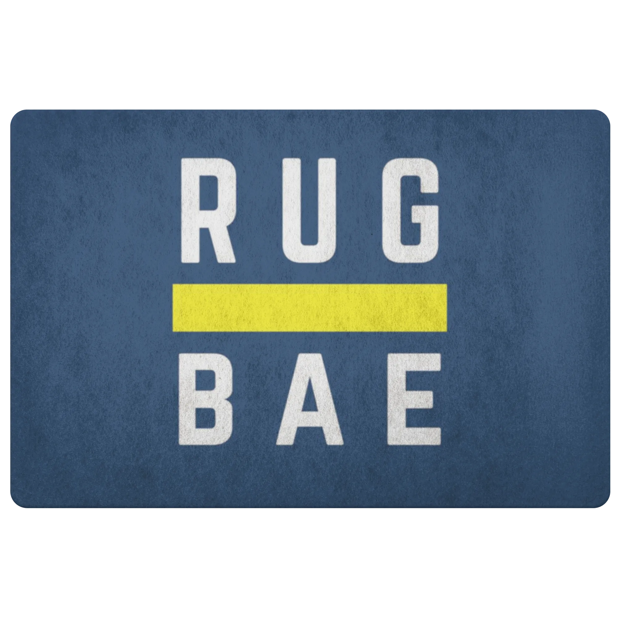 Rugbae Navy Doormat