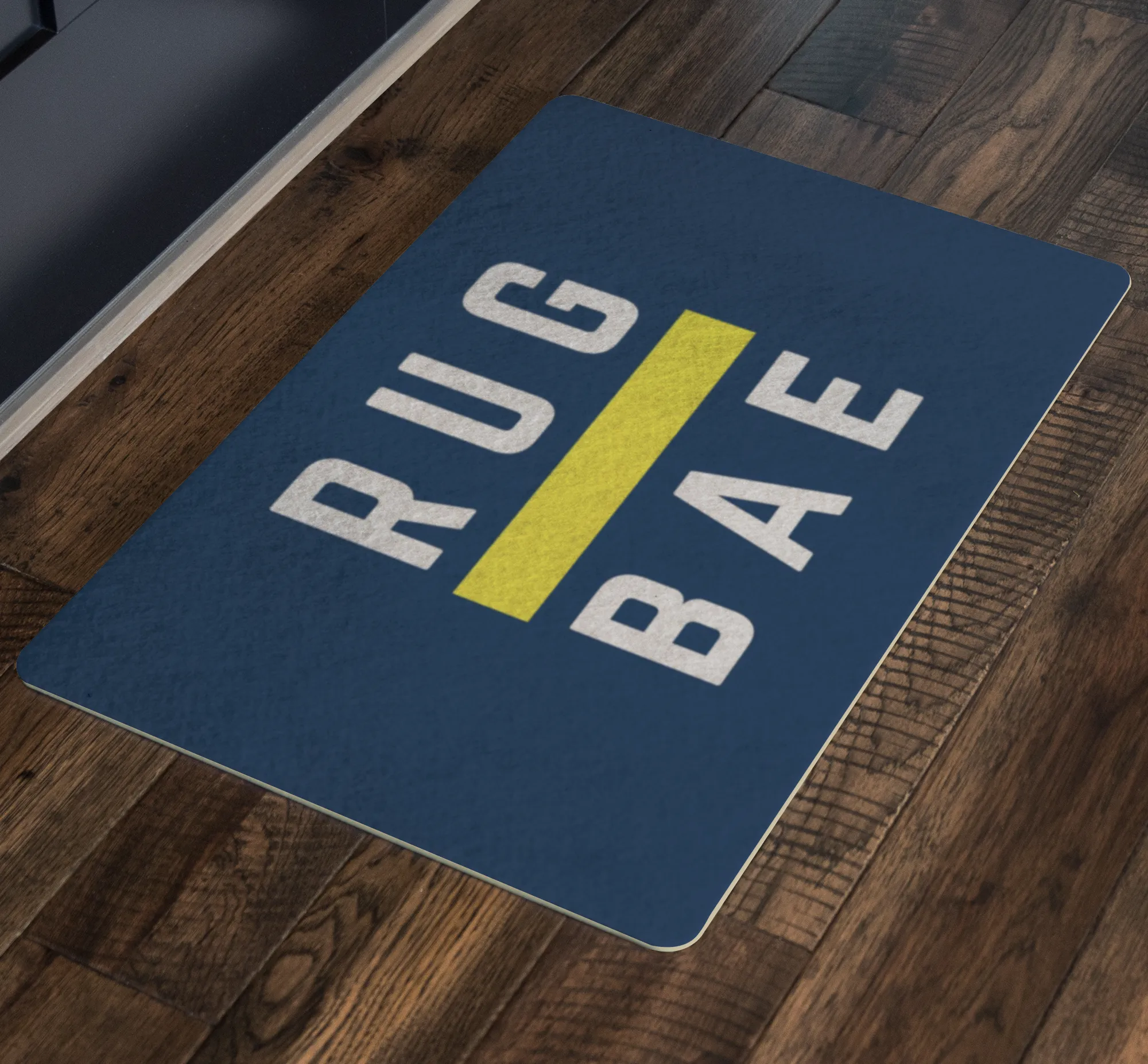 Rugbae Navy Doormat